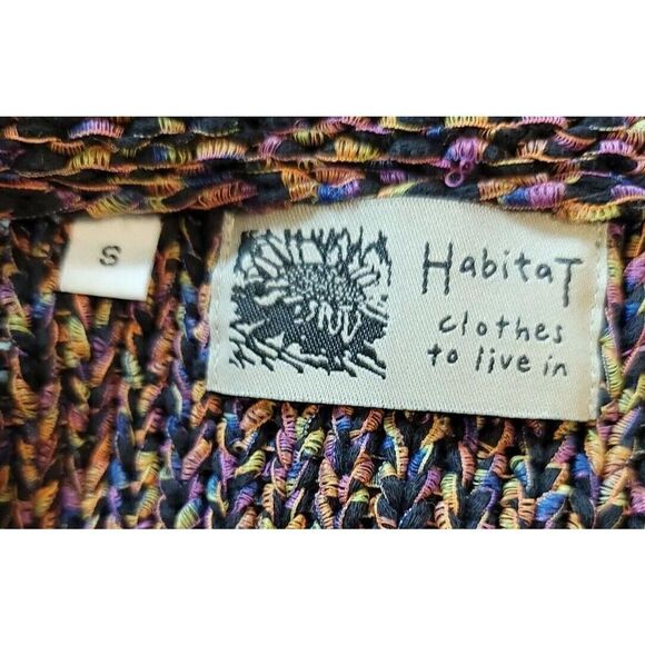 Habitat Clothes To Live In Women's Knit 3 Button Cardigan Size Small t69 - Picture 6 of 7